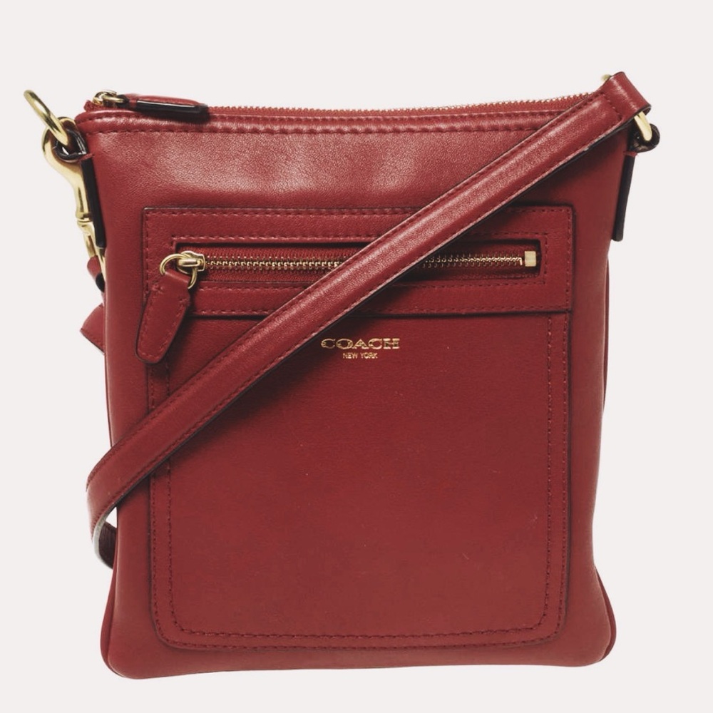 COACH Kitt Slim Messenger Crossbody Bag Purse